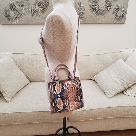 LIKE DREAMS Cortez Snakeskin Handbag - Picture 6 of 11